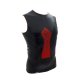 Rubber Shirts Sleeveless FIST T Red Trimming