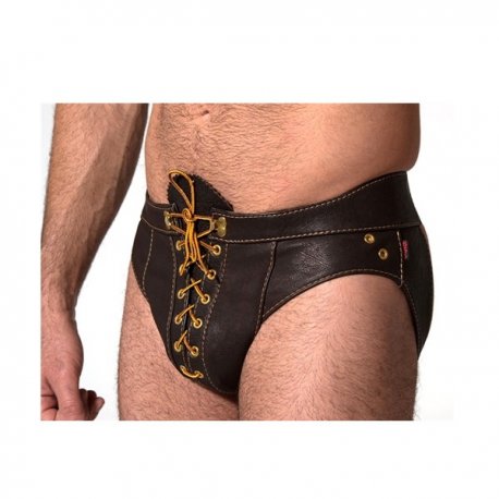 Brown Leather Boot Jock