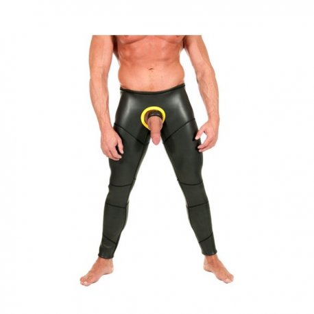 Neoprene Neo Skin Chaps Black and Yellow