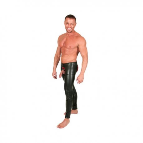 Neoprene Neo Skin Chaps Black and Red