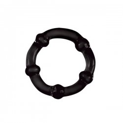 Falcon - Glass Cock Ring 45 mm. - Black