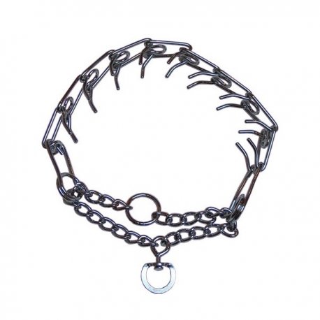 Leather Torquator Collar Chrome