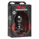 Flow Fill Silicone Anal Douche Accessory - Black