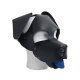 Leather Floppy Dog Hood Black Black