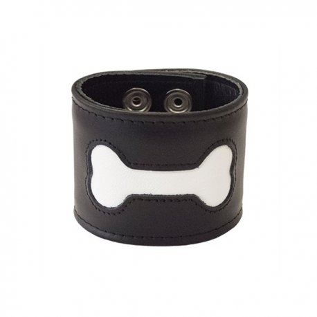 FETCH Bone Wristband Black-White