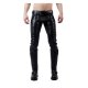 Leather Indicator Jeans Black Stitching-Piping