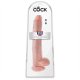 King Cock With Balls 35.55 cm. (14.00 inch) - Flesh