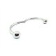 Stainless Steel Barbell Collar With Magnet Closer 18 cm